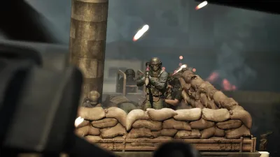 WARDOGS fortified position under tracer fire