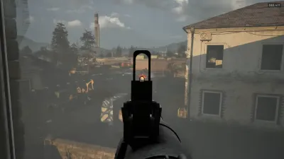 WARDOGS players driving vehicles down a road