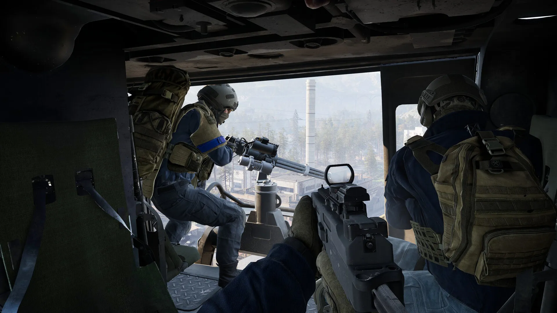 WARDOGS squad coordinating an advance across the battlefield
